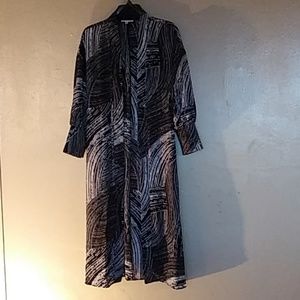 Black and White duster